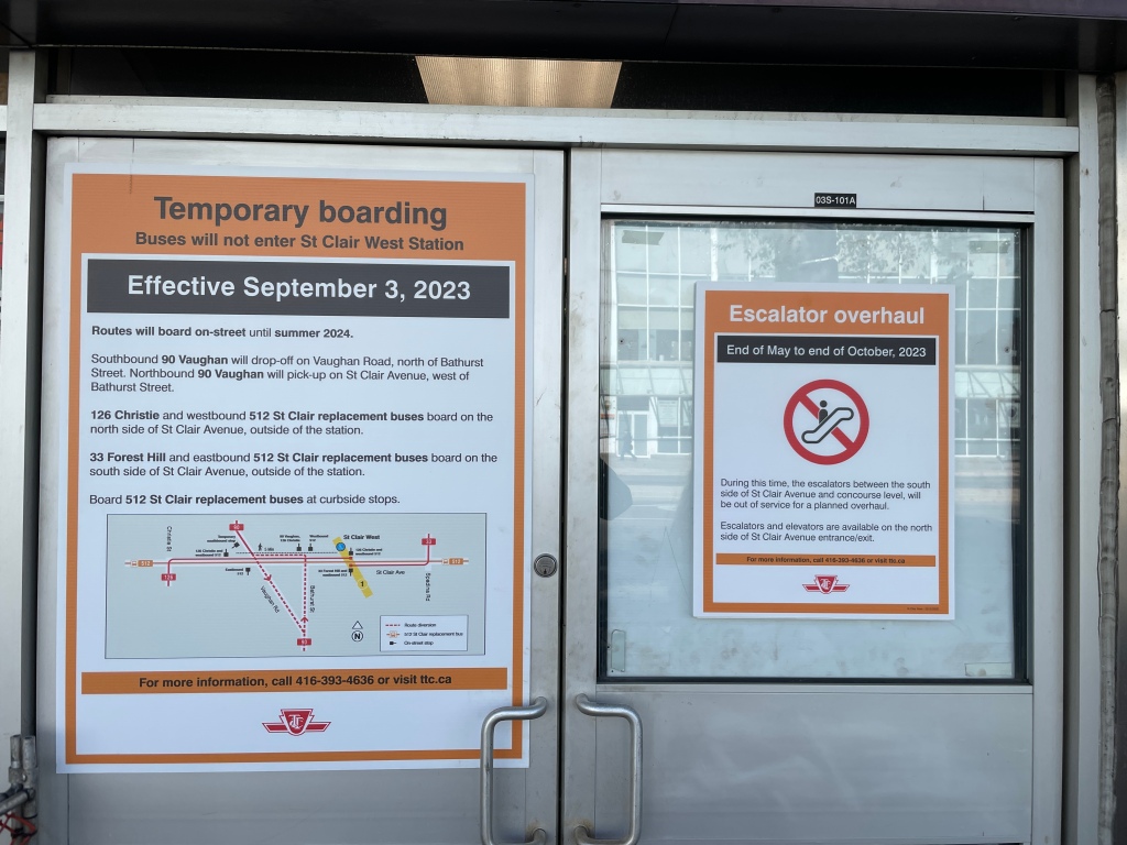 Escalator overhaul: End of May to end of October, 2023